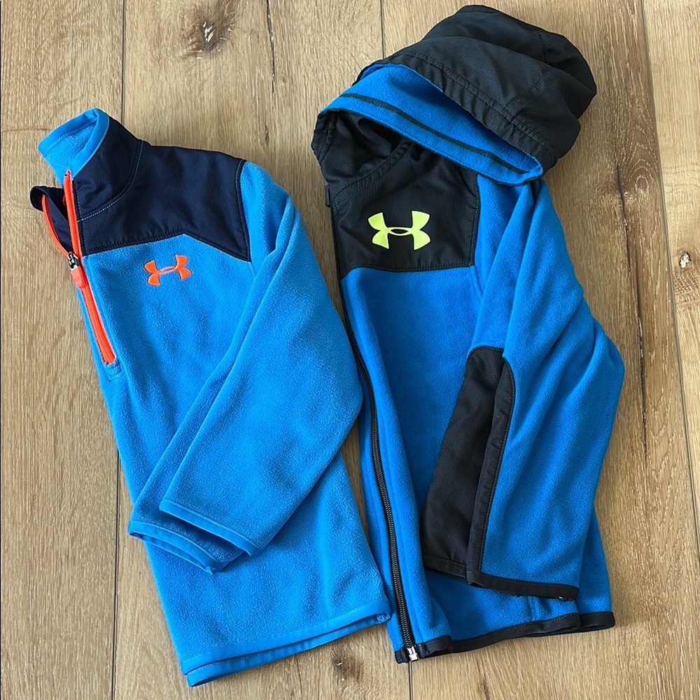 Under Armour 4T Blue Fleece Bundle